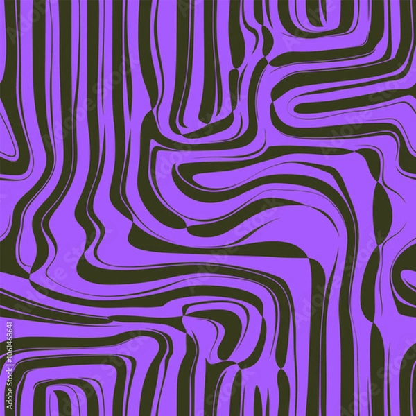 Fototapeta Seamless abstract pattern with curved lines, a maze. Design for fabric, Wallpaper, and cards