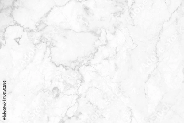 Obraz White background marble wall texture for design art work. seamless pattern of tile stone with bright and luxury.