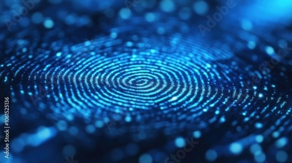 Fototapeta Biometric authentication systems using facial recognition