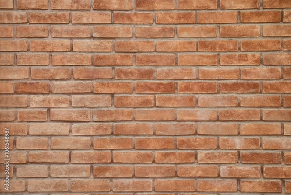 Obraz generic modern red brick wall background