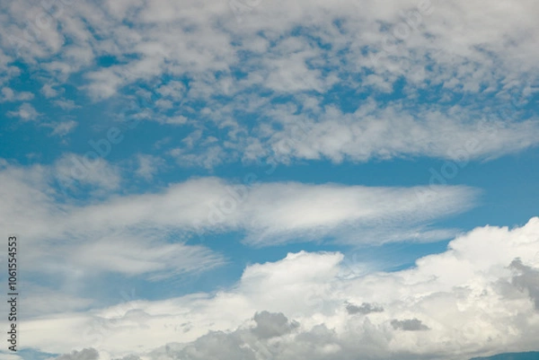 Fototapeta blue sky with clouds