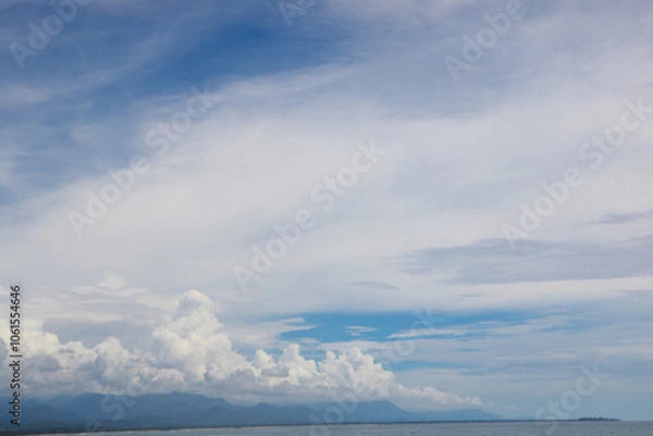 Fototapeta blue sky and clouds