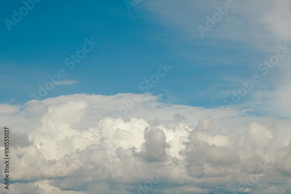 Fototapeta blue sky with clouds