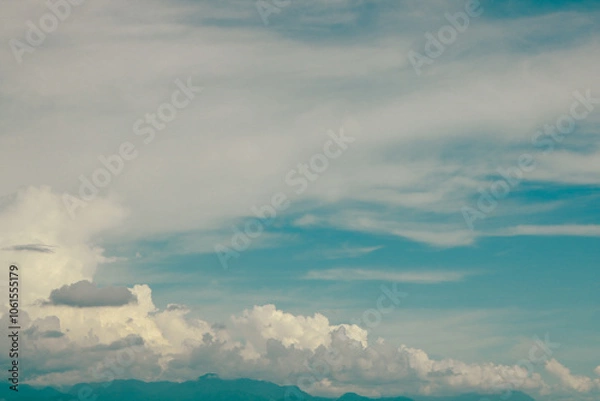 Fototapeta clouds in the sky