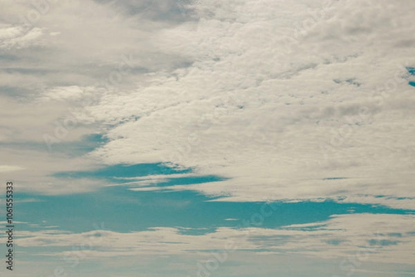 Fototapeta blue sky with clouds