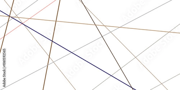 Fototapeta Abstract geometric Luxury premium line pattern on a transparent background.Vector illustration.