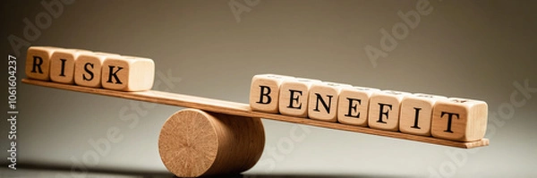 Obraz Risk vs. Benefit- Weighing Choices for Business and Personal Decisions