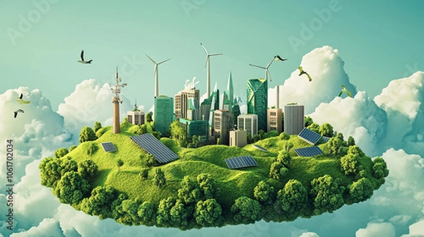 Obraz Electric vehicles equipped with advanced navigation and safety features are blending technology with daily transportation for a more efficient and eco-friendly commute.