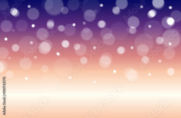 Obraz Abstract purple gradient blur bubbles background