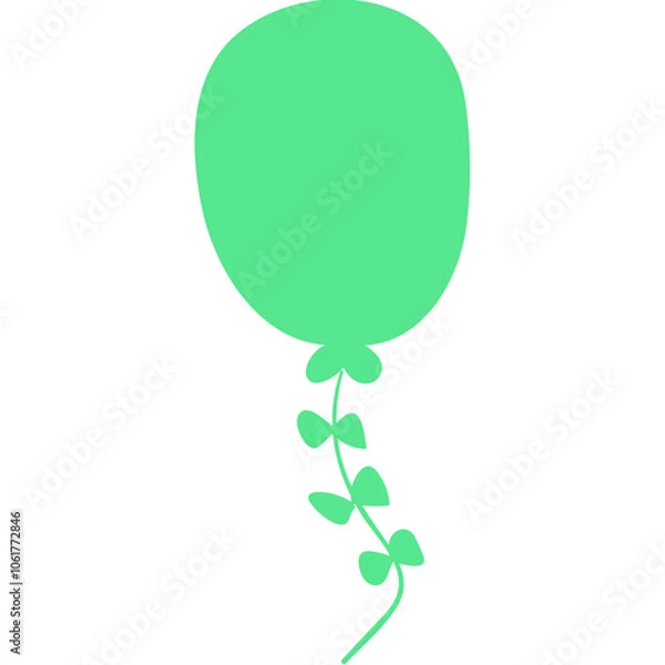 Fototapeta Happy birthday single vector icon