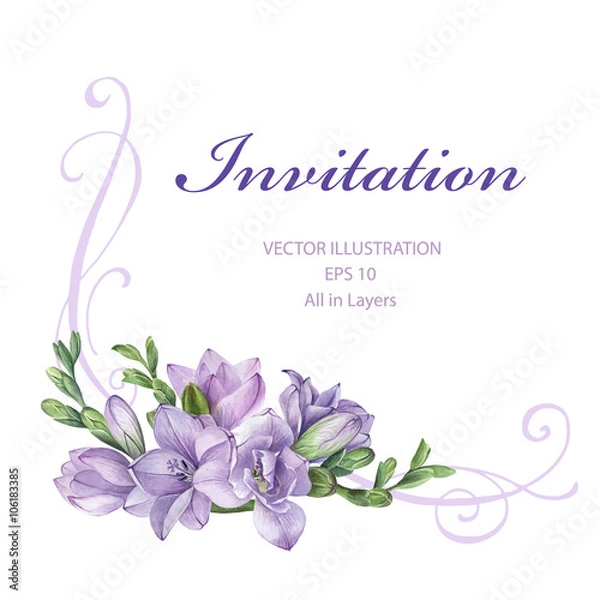 Obraz Freesia bouquet