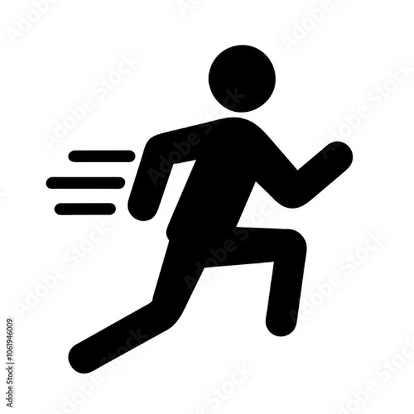 Obraz Fast Runner Icon