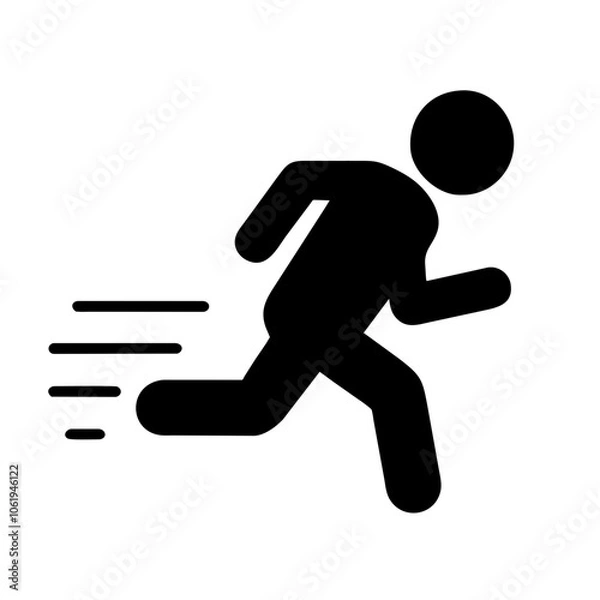Obraz Fast Runner Icon
