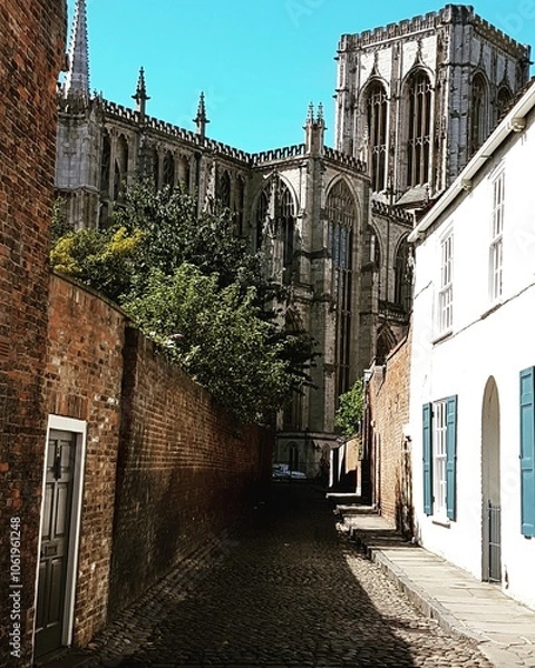 Fototapeta The York Minster in North Yorkshire in the United Kingdom