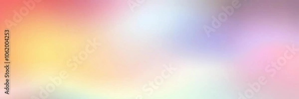Obraz Vibrant and smooth gradient vector background in various vibrant colors, smooth, artistic