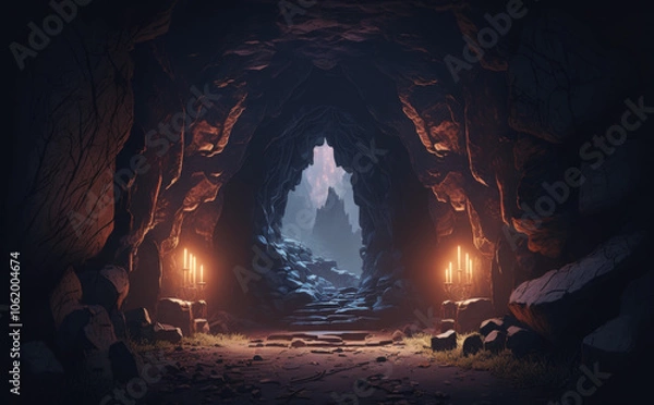Obraz Dungeon entrance