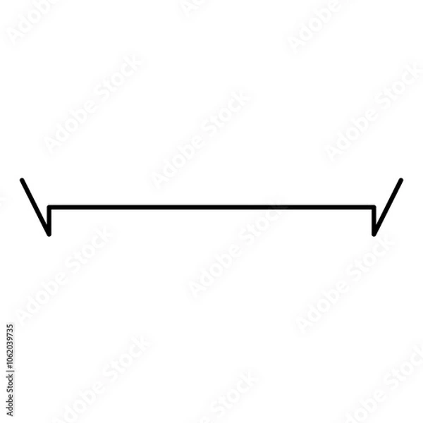 Fototapeta Various text delimiters