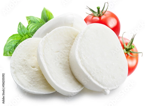 Obraz Mozzarella i pomidory.