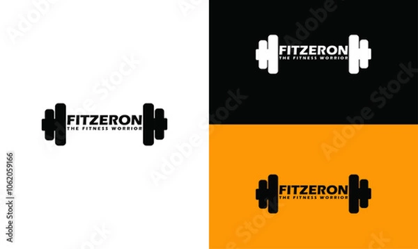Obraz Fitness Logo