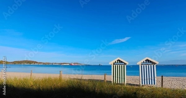 Obraz Badestrand Eckernförde, Bucht, Ostsee