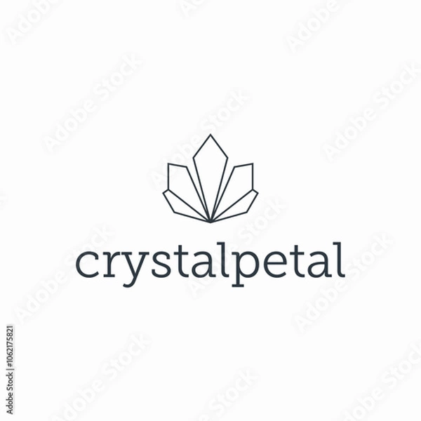 Fototapeta crystalpetal Abstract and Artistic Logo Design Concepts - Fresh, abstract designs that incorporate artistic elements, ideal for brands seeking an imaginative and eye-catching look