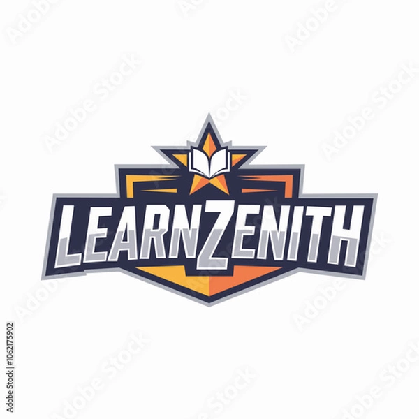 Fototapeta learnzenith Creative and Colorful Logos for Playful Brands - Vibrant and eye-catching logos that add personality to brands, perfect for businesses with a fun and approachable identity.