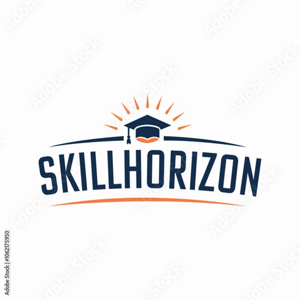 Fototapeta skillhorizon Sophisticated Typography Logo Design for Elegant Brands - Stylish and refined typography logos designed for brands that prioritize elegance and timeless appeal
