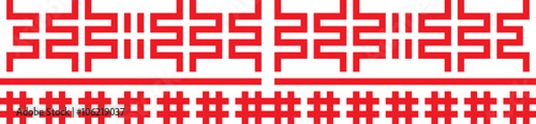 Obraz Red traditional  models