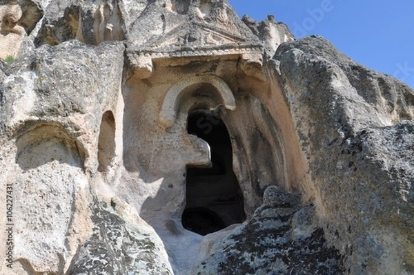 Fototapeta Rock churches in Phrygian Valley - Ayazini