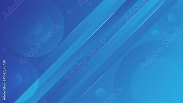 Fototapeta abstract blue background with waves