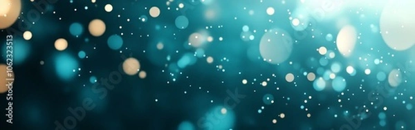 Obraz Abstract blurred snowfall background for winter theme designs