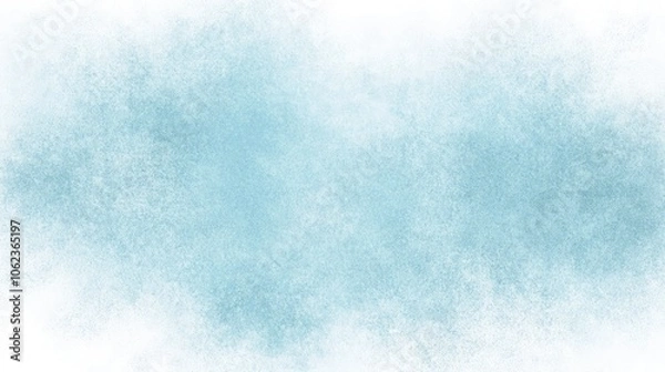 Fototapeta This tranquil winter scene showcases a soft blue background that evokes a sense of peace and calmness, reminiscent of fresh snow and winter skies, ideal for seasonal decorations or themes