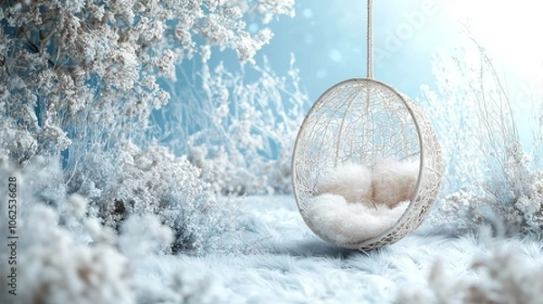 Obraz Holiday Newborn Digital Backdrop Overlays