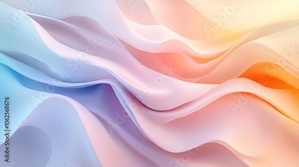 Fototapeta Stylized abstract design with layers and colors.