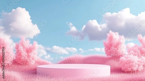 Obraz E-commerce display stand background