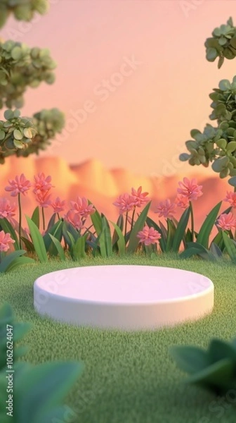 Obraz E-commerce product booth background