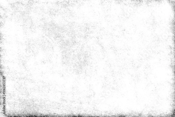 Fototapeta Abstract grunge texture effect, dust particle grain on white background. Dirt overlay or screen effect use for grunge and vintage image style.