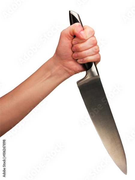 Obraz Hand with knife