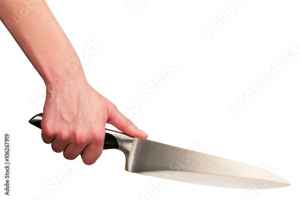 Obraz Hand with knife