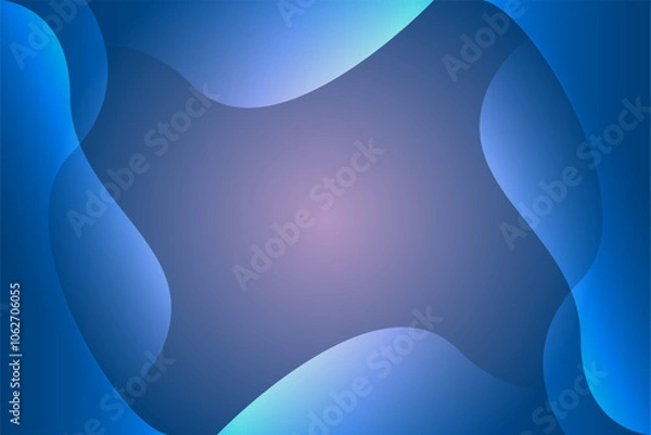 Fototapeta Blue Gradient Style Abstract Background