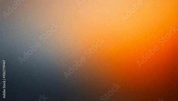 Fototapeta Minimalist and serene gradient background with brown and orange hues, soft, blurred edges