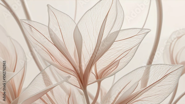 Fototapeta background with leaves