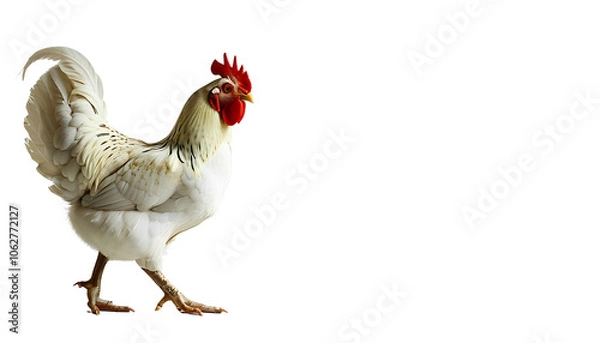 Obraz Chicken on a translucent background 