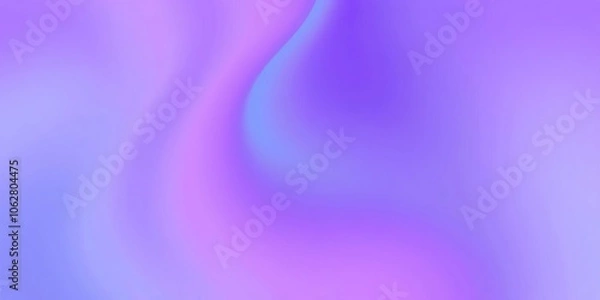 Fototapeta Pastel gradient abstract background with smooth lines in purple, pink, and blue hues, blue, lines, pastel