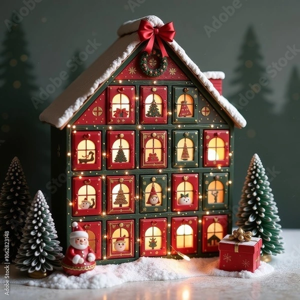 Fototapeta Advent calendar 