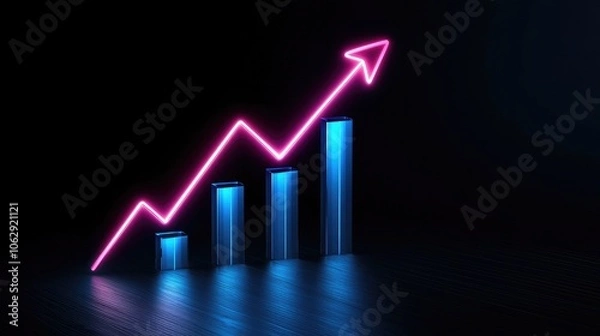 Fototapeta Track your business growth how data visualization can enhance strategic decision-making