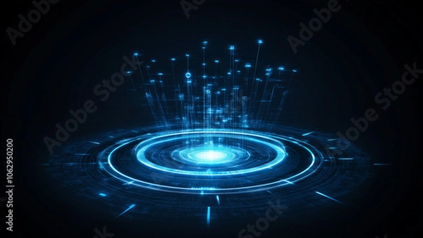 Fototapeta background with lots of light spots