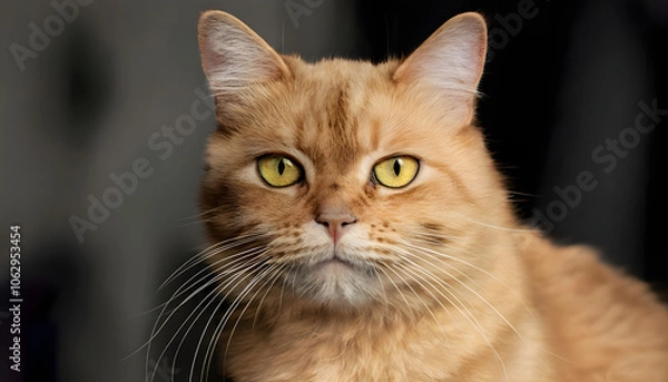 Obraz portrait of a cat, generative ai	
