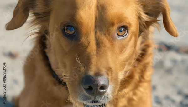 Obraz portrait of a dog, generative ai	

