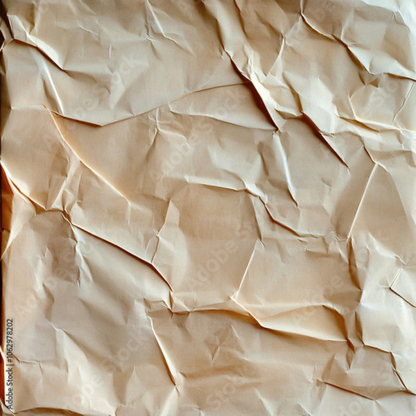 Fototapeta Crumpled paper creates unique textures for art